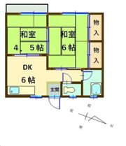 コーポアイランドの間取り画像