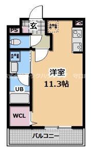 ボンジューネの間取り画像