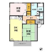 ブライダルハイツ戸出 Bの間取り画像