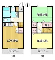 メゾン本町の間取り画像