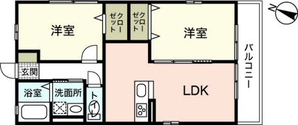 レジデンス白井Ⅱの間取り画像