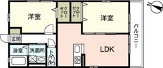 レジデンス白井Ⅱの間取り画像