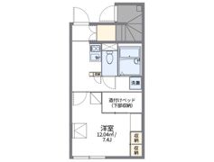 レオパレス3mの間取り画像