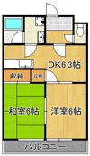 サンライズ門司の間取り画像