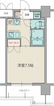 パルティール千種の間取り画像