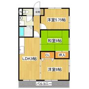ルンビーニ梅園の間取り画像