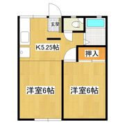 ハイツ深志の間取り画像