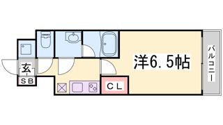 ファーストフィオーレ神戸湊町の間取り画像