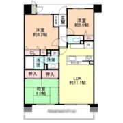 サーパス二口町702号室の間取り画像