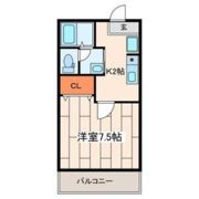 れんげ荘の間取り画像