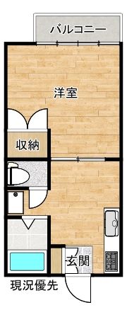 コーポフラワーの間取り画像