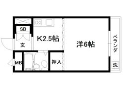 メゾン市川壱番館の間取り画像