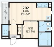 ラグシエール目黒洗足の間取り画像