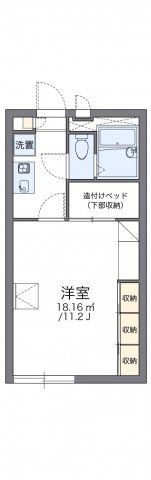 レオパレスM’s加古川の間取り画像