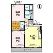 リシェス・オカザキの間取り画像