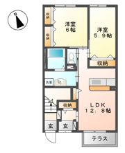 Lucent Hill Ⅲの間取り画像