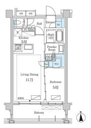 グランドゥールプレミアム代々木大山の間取り画像