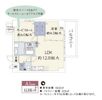 Wood River 新大阪の間取り画像