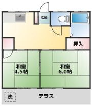 むさしの荘の間取り画像