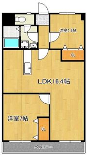 日恵コーポの間取り画像