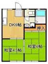 パナハイツさつきの間取り画像