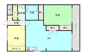 セントポーリア東豊中 Bの間取り画像