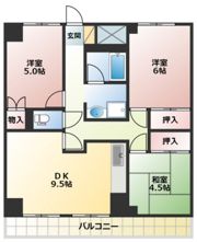 アンシャンテ岡山の間取り画像