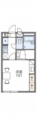 レオパレス綾田町の間取り画像