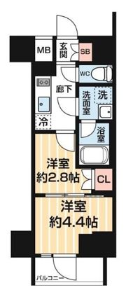 ARCOBALENO MINAMISENJUの間取り画像