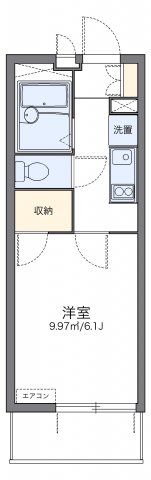 レオパレスすずしろの間取り画像