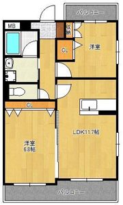 KIRA YAESUの間取り画像