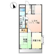 コンフォース亀山Ⅱの間取り画像