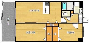 サンシャイン真鶴リバーサイドの間取り画像