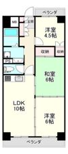 コンフォート宝町の間取り画像