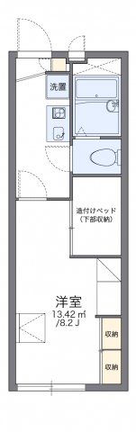 レオパレスナイズ紫竹の間取り画像