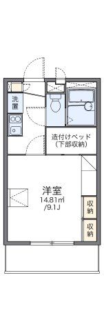 レオパレスセジュール弐番館の間取り画像