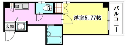 センチュリー皆実の間取り画像
