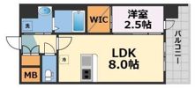 セレニテ南堀江エクラの間取り画像