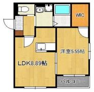 BRAVE BASE 神正町 A棟の間取り画像