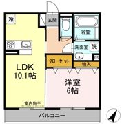 コンフィデンスK．S合志の間取り画像
