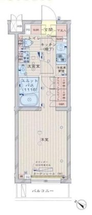 ルーブル小竹向原参番館の間取り画像