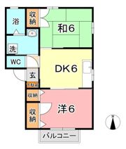 ホーマットキャピタル Aの間取り画像