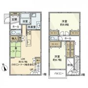 井田中ノ町戸建の間取り画像