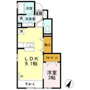 ソレイユ南太閤山の間取り画像
