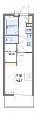 レオパレスSHIBATAⅢの間取り画像