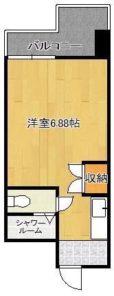 ビブレ西小倉B棟 1006号室の間取り画像