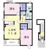 クラールAの間取り画像