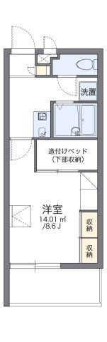 レオパレス新都心マティダの間取り画像