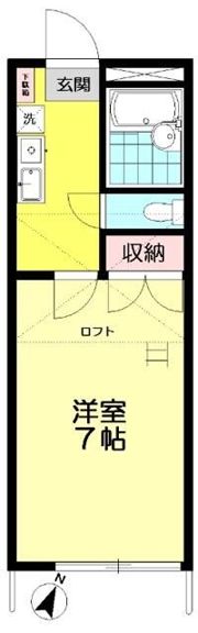 クレール本橋の間取り画像