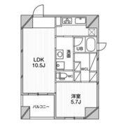 ルクレ堺筋本町レジデンスの間取り画像